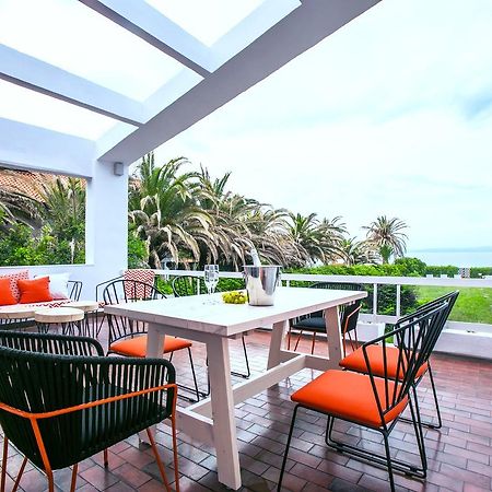 Hestia Beachfront Villa Polychrono Exterior foto